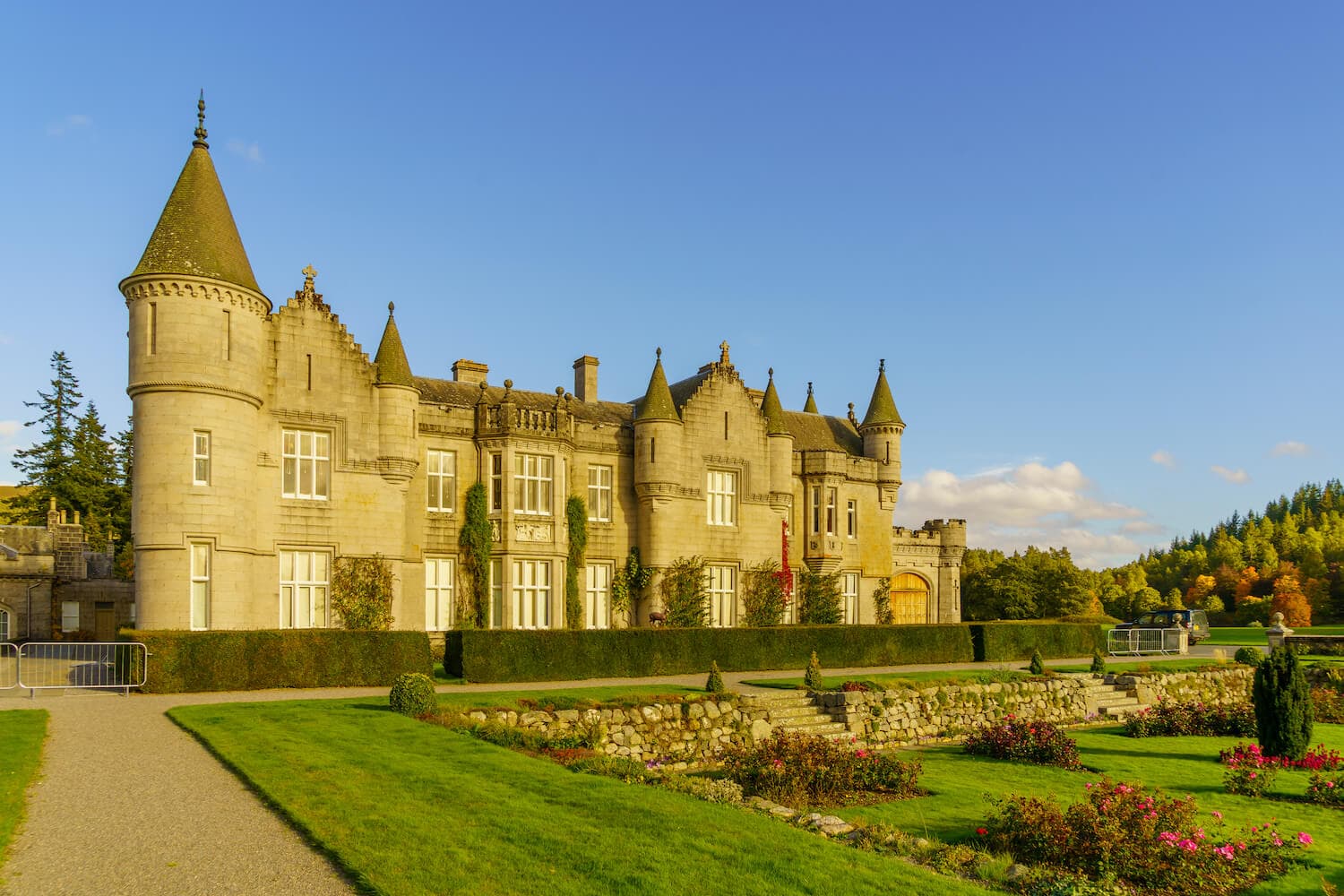 Balmoral Castle in Aberdeenshire Scotland UK Balmoral Castle in Aberdeenshire Scotland UK